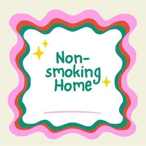 Non-Smoking Home Sign